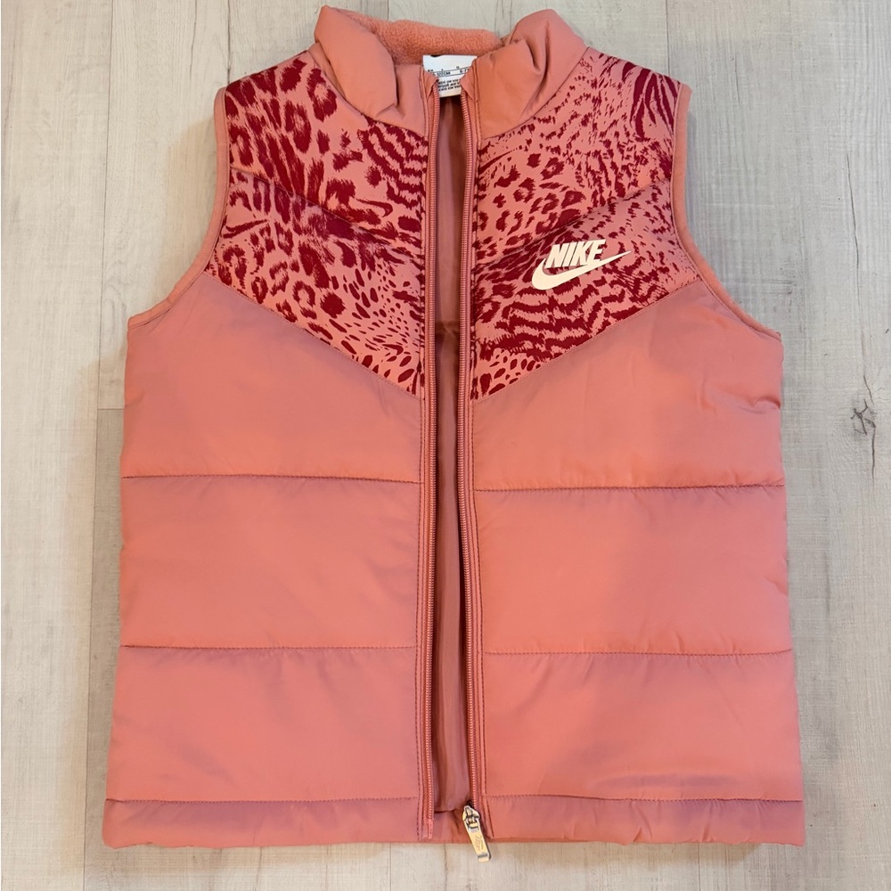 Nike Coral Pink Puffer Vest - NWOT